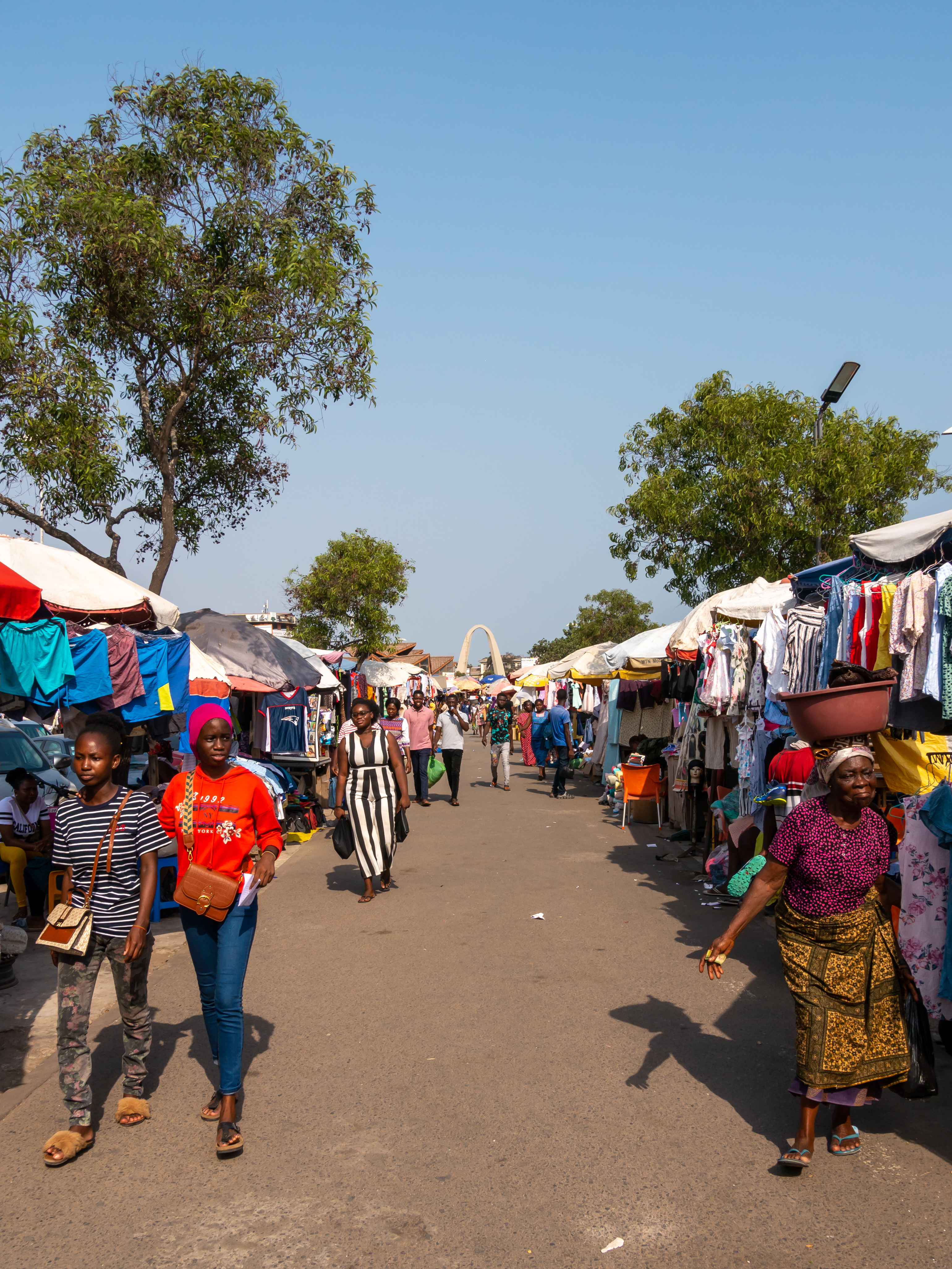 A colourful market